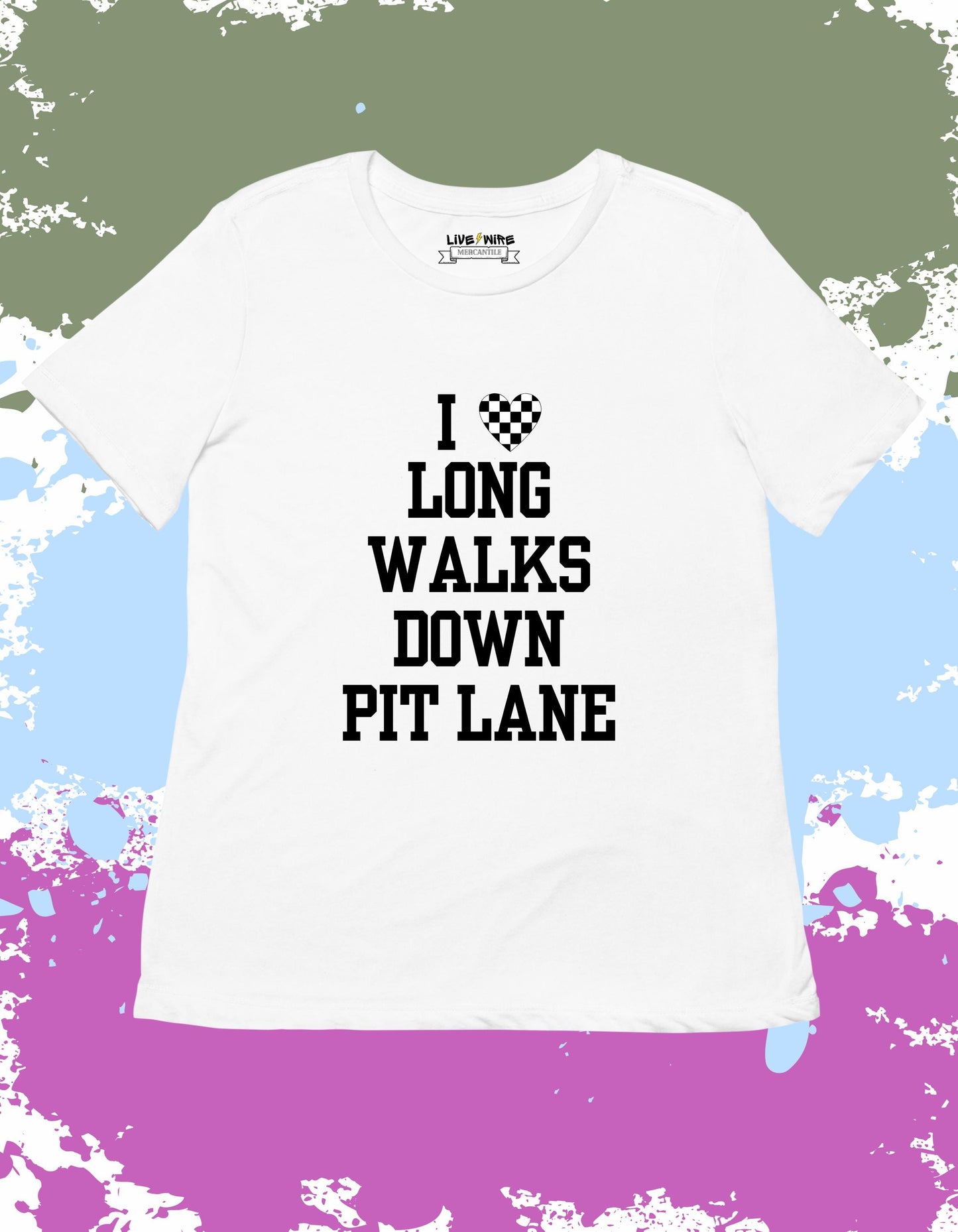 I Love Long Walks Down Pit Lane Shirt • Your Choice: Tee/Tank/Crop/Sweatshirt