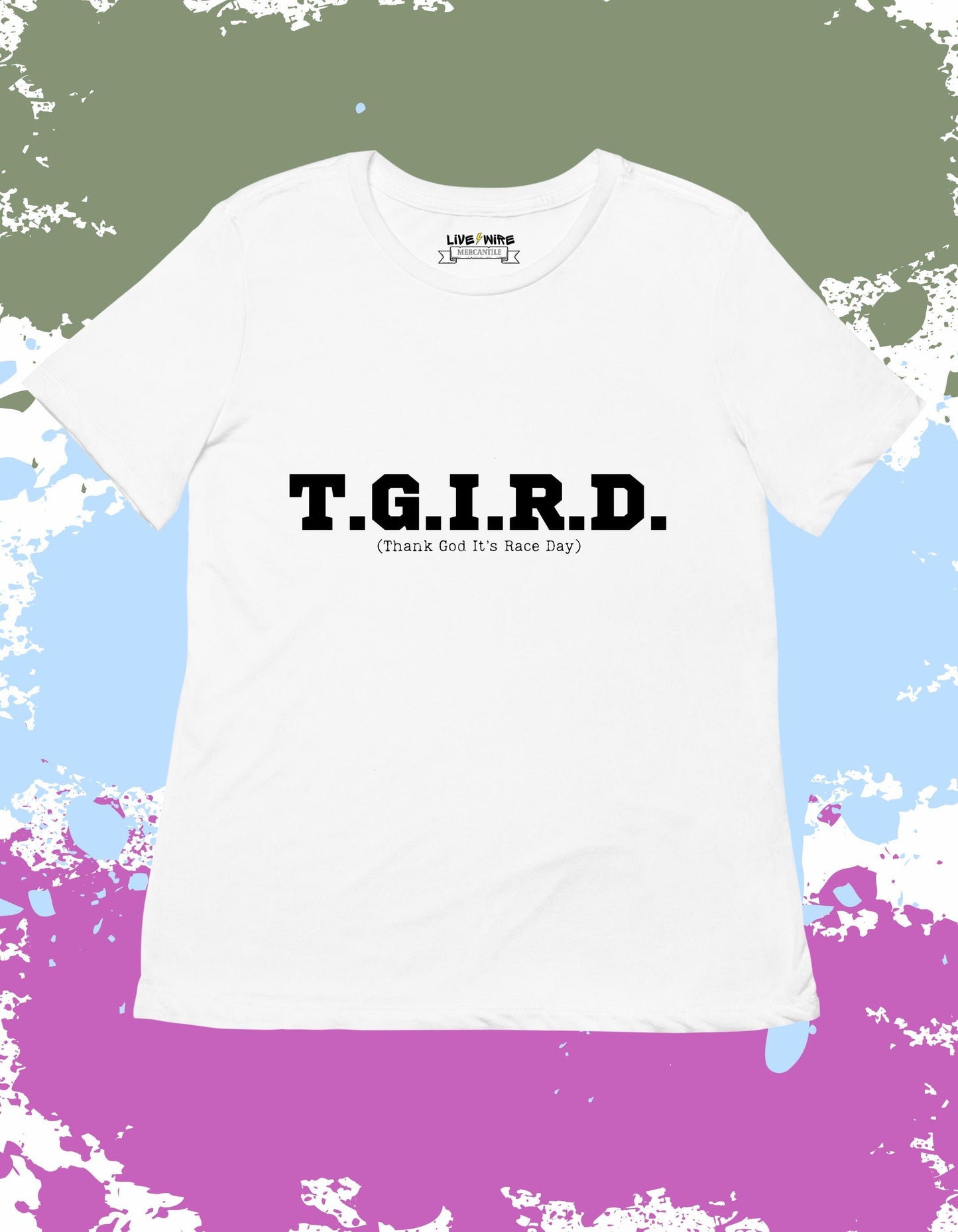 T.G.I.R.D. Shirt – Thank God It’s Race Day Tee for Indy 500 & Motorsports Fans