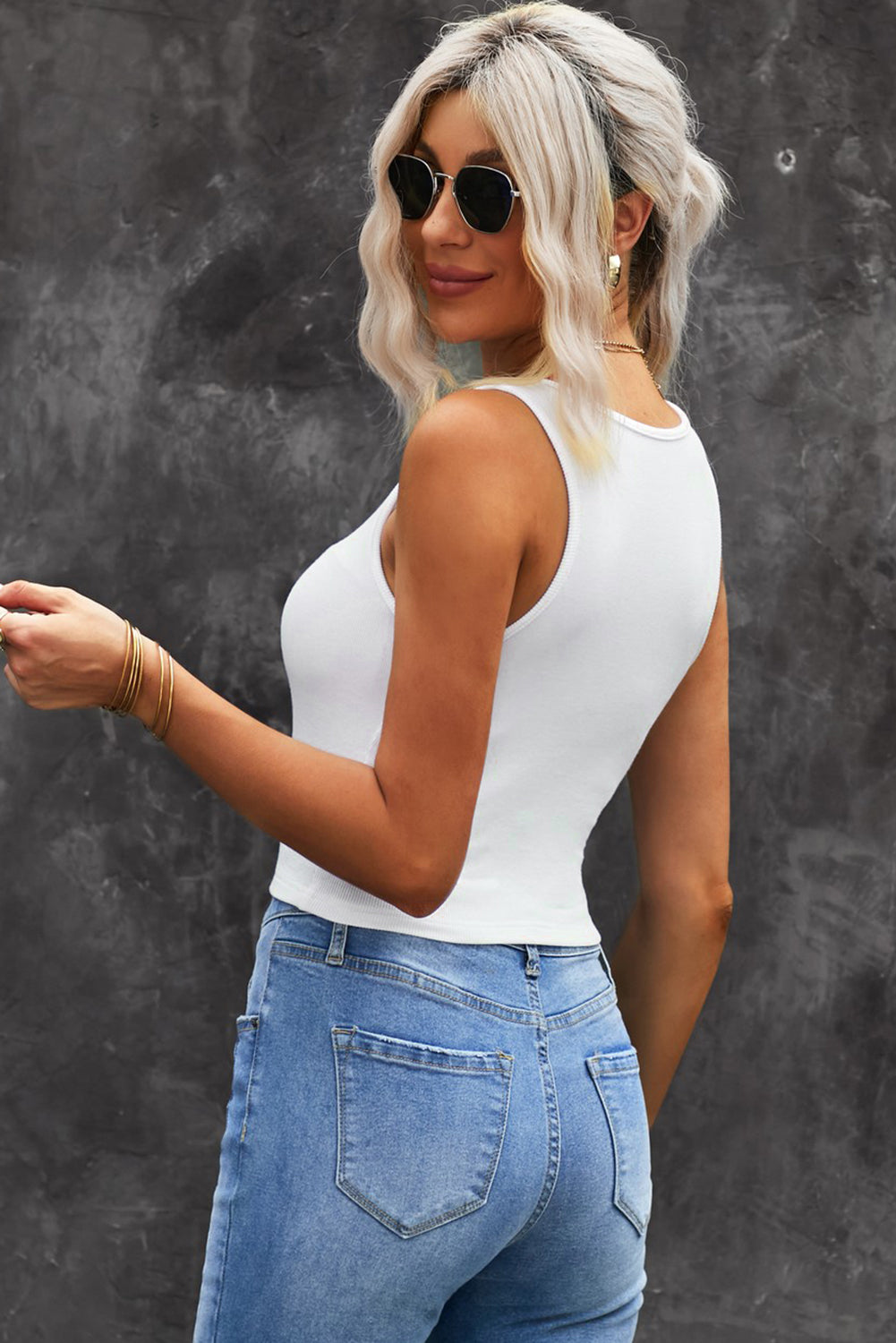 Basic Cropped Tank Top
