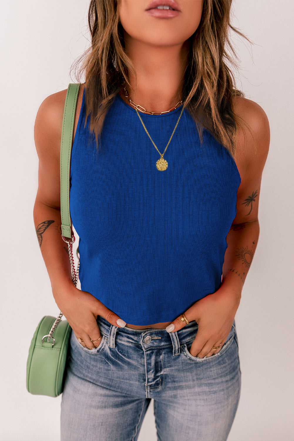 Basic Cropped Tank Top