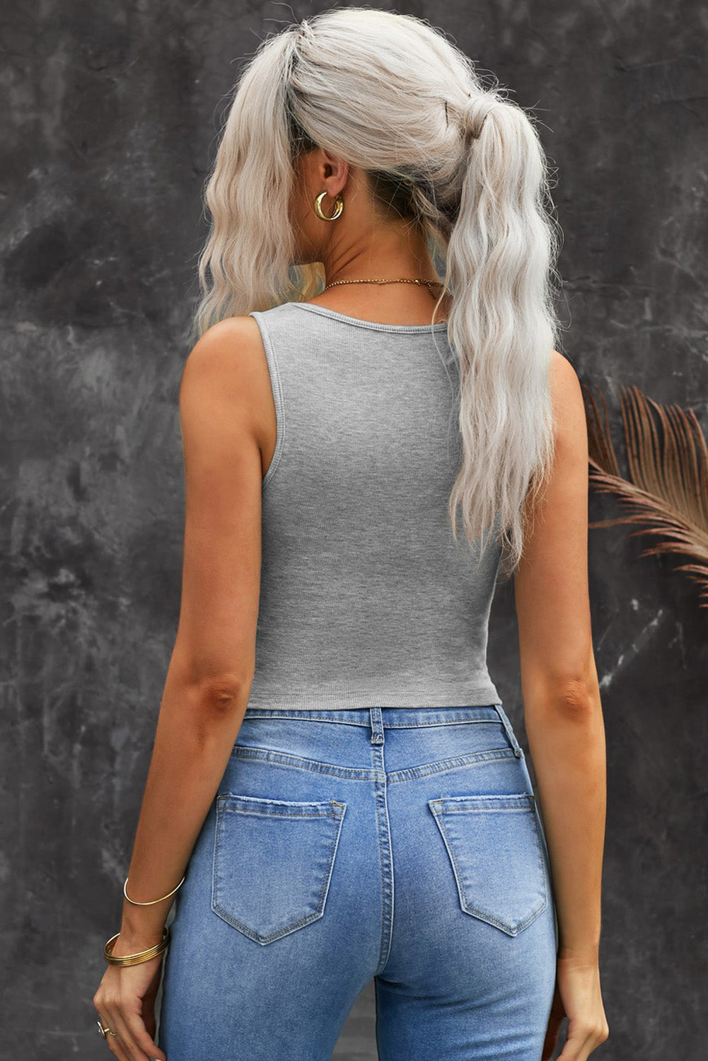 Basic Cropped Tank Top