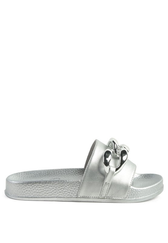 Ishtar Metallic Chain Metal Slides