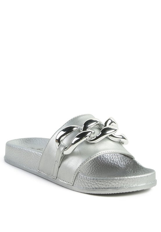 Ishtar Metallic Chain Metal Slides