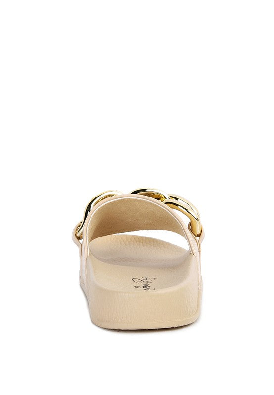 Ishtar Metallic Chain Metal Slides