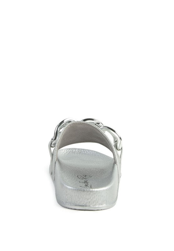 Ishtar Metallic Chain Metal Slides