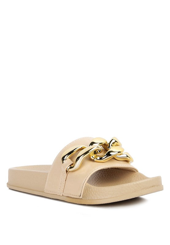 Ishtar Metallic Chain Metal Slides