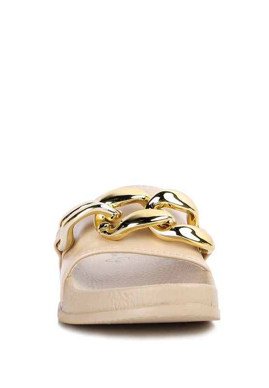 Ishtar Metallic Chain Metal Slides