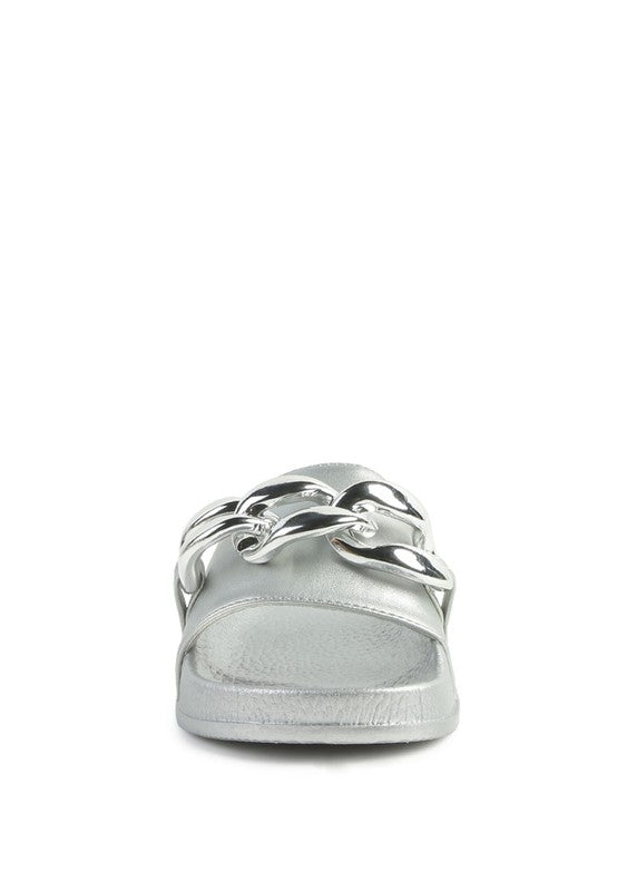 Ishtar Metallic Chain Metal Slides
