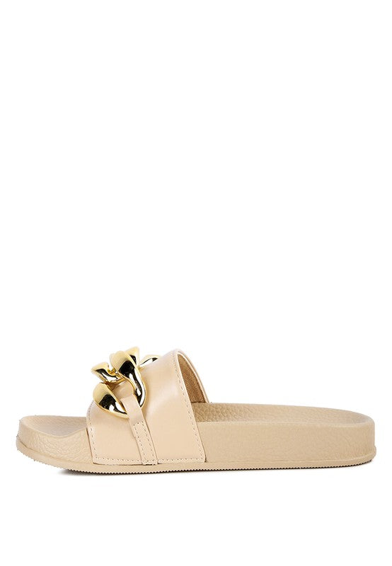 Ishtar Metallic Chain Metal Slides