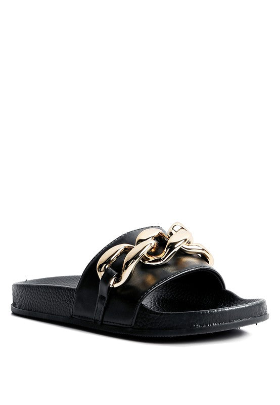 Ishtar Metallic Chain Metal Slides