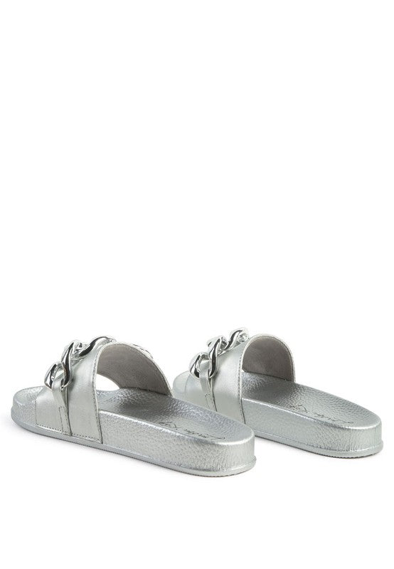 Ishtar Metallic Chain Metal Slides