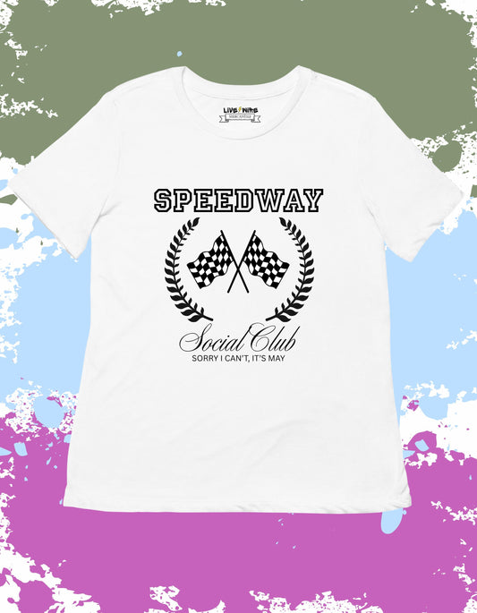 Speedway Social Club Shirt - Your Choice: Tee/Tank/Crop/Sweatshirt