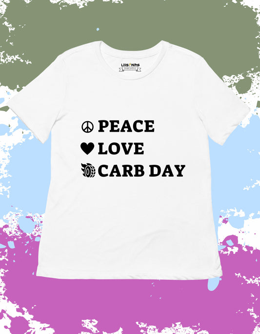 Peace Love Carb Day Tee – Indy 500 Month of May Checkered Racing Graphic T-shirt/Tank/Sweatshirt